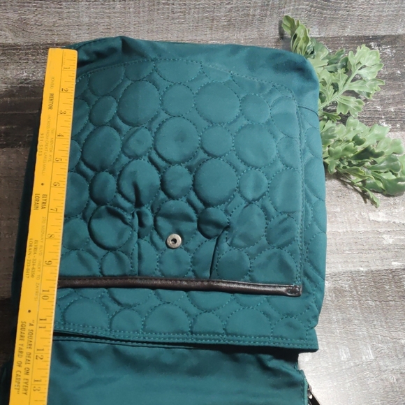 Thirty-one teal quilted cross body bag - Picture 4 of 8